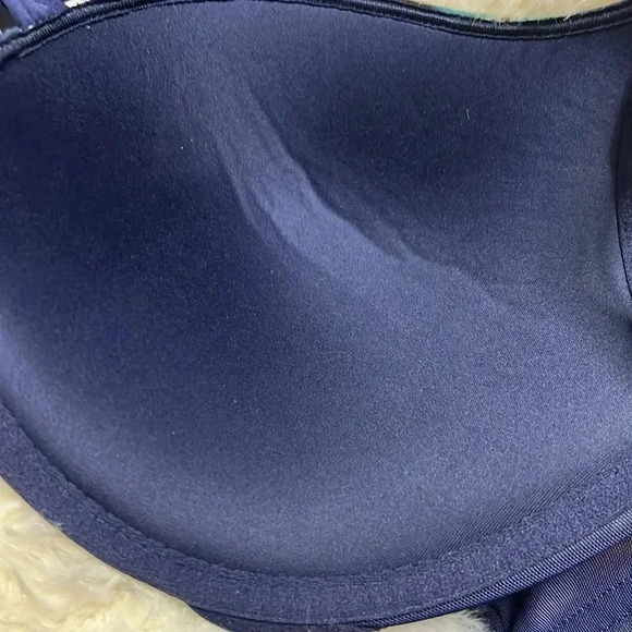 Torrid Floral In Galaxy 360 Back Smoothing Push Up Plunge XO Bra Size 40D - Picture 7 of 7